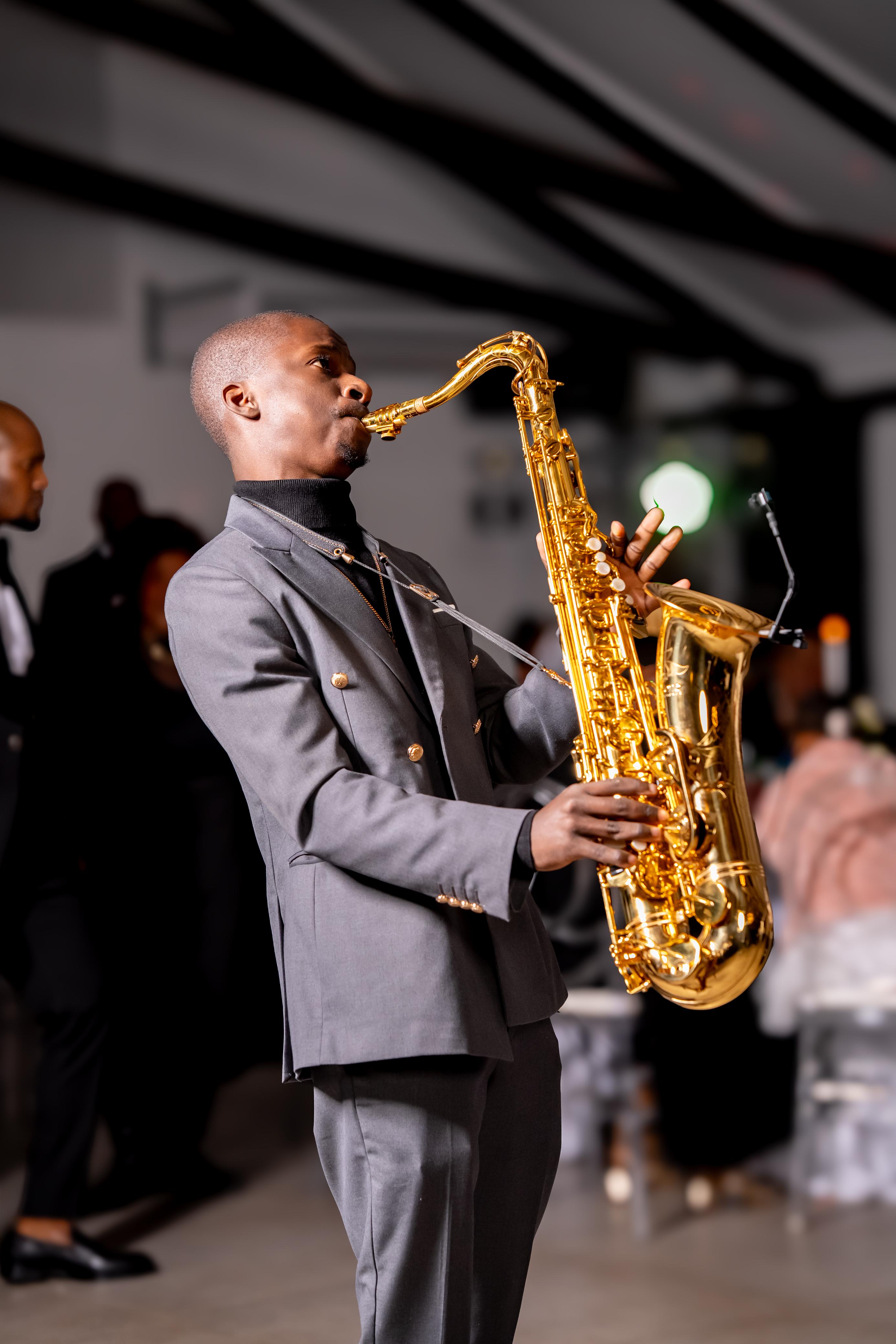 Portrait of Adonai Sax, professional saxophonist